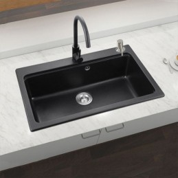 Μαύρο μονό μπολ Quartz...